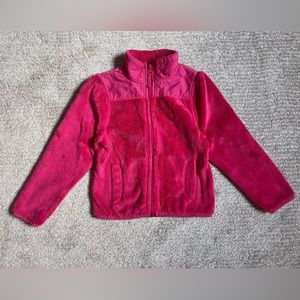 Children’s Place Hot Pink Soft Plush Full Zip Jacket Girls Size 4